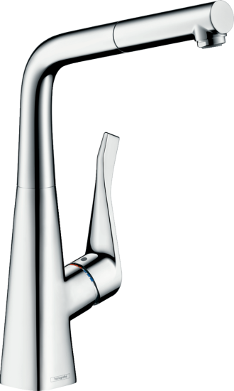 Смеситель для кухни Hansgrohe Metris M71 73828000 хром