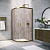 Душевой уголок Vegas Glass ZS TUR NOVO h1900 100 05 05, профиль бронза, стекло бронза