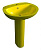Раковина Arcus 6002 yellow с пьедесталом