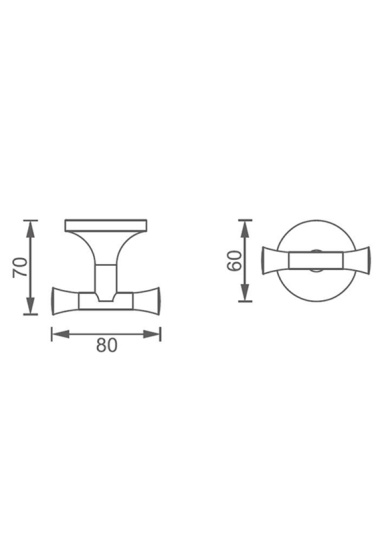 Крючок Altrobagno Corposo 081006 Cr