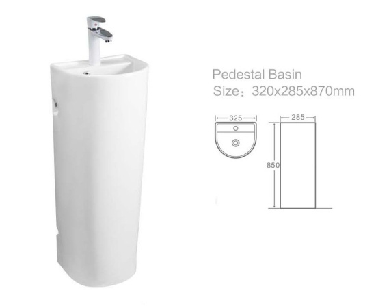 Напольная раковина CeramaLux PB1017