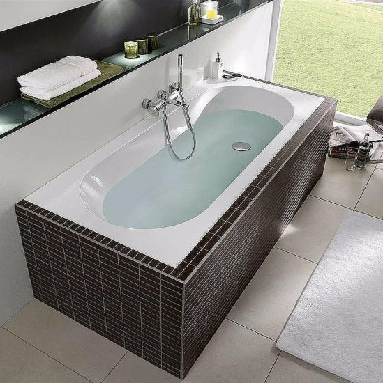 Квариловая ванна Villeroy & Boch Oberon UBQ160OBE2V-01