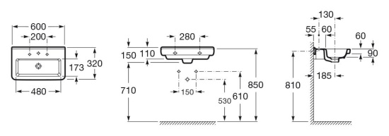 Раковина Roca Dama 327785000