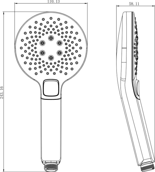 Душевая лейка Lemark LM0819CW