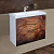 Тумба с раковиной Marka One Liriya 75П wood