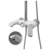 Душевая стойка Hansberge H5033W, белый/хром Душевая стойка Hansberge H5033W, белый/хром