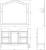 Мебель для ванной ValenHouse Астер 120 патина серебро