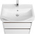 Тумба с раковиной Aquaton Нортон 65 подвесная, белый глянец