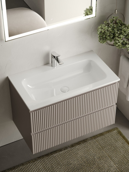 Тумба с раковиной Sancos Snob R 70 Doha Soft SNR70SM, подвесная