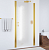 Душевая дверь в нишу Vegas Glass EP 65 09 02 профиль золото, стекло шиншилла