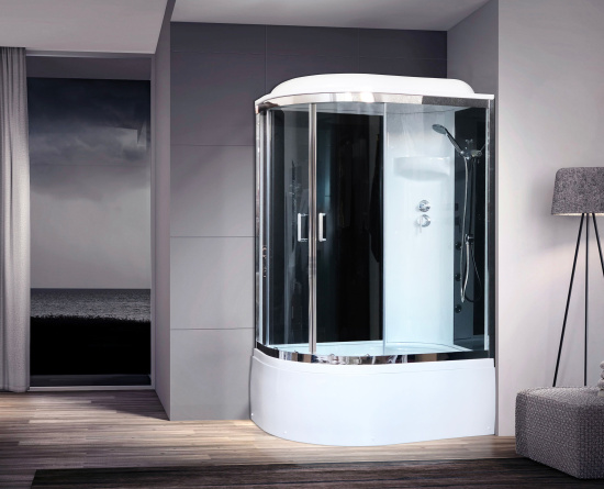 Душевая кабина Royal Bath RB8120BK6-BT-CH-R