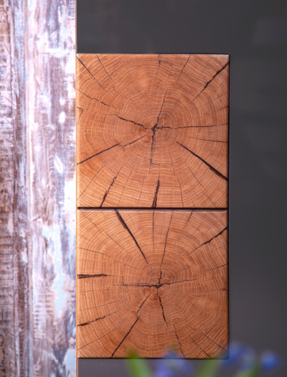 Мебель для ванной Бриклаер Фостер 40 дуб золотой, антрацит