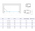 Душевая дверь в нишу Vegas Glass AFP LUX 90 05 10 L, профиль бронза, стекло сатин