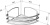 Полка Tekno-tel BK081SSM Полка Tekno-tel BK081SSM