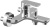 Смеситель для ванны Villeroy & Boch O.novo TVT10400100061 Смеситель для ванны Villeroy & Boch O.novo TVT10400100061
