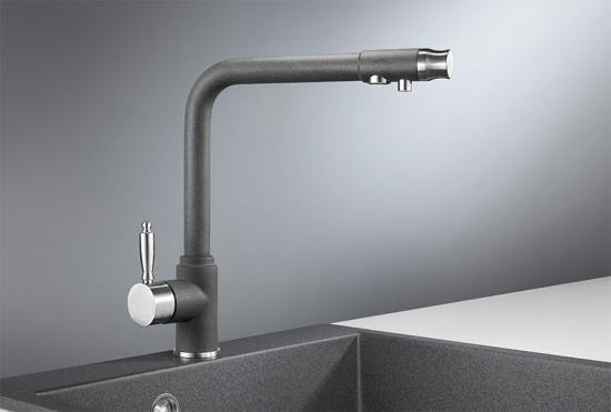 Смеситель для кухни Granula GR-2301 графит