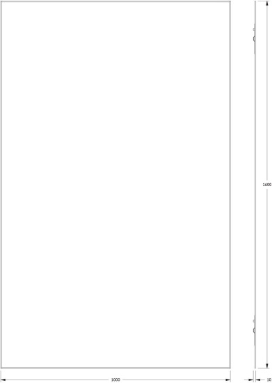 Зеркало Evoform Standard BY 0260 100x160