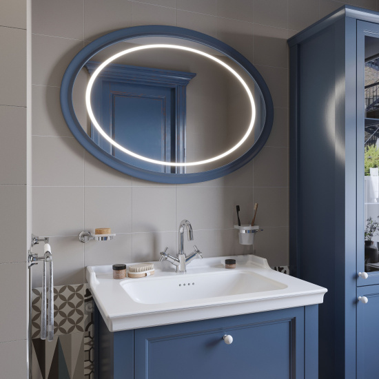 Зеркало VitrA Valarte 100 стальное синее