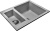 Мойка кухонная Lava D1 серая