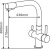 Смеситель для кухни Seaman Barcelone SSL-5383 Water