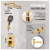 Душевая система Hansberge H6075GO, золото Душевая система Hansberge H6075GO, золото