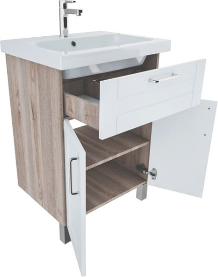 Мебель для ванной Iddis New Sena 60, напольная, белая, дерево
