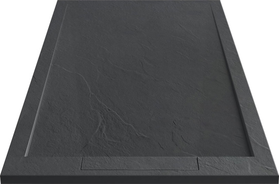 Поддон для душа Vincea VST-4SRL8012A 120x80 антрацит, с сифоном