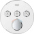 Смеситель с термостатом для душа Grohe Grohtherm SmartControl 29904LS0 moon white