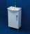 Тумба с раковиной Triton Диана 45 L, 1 дверь, белая