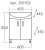 Тумба под раковину СанТа Элеганс 65