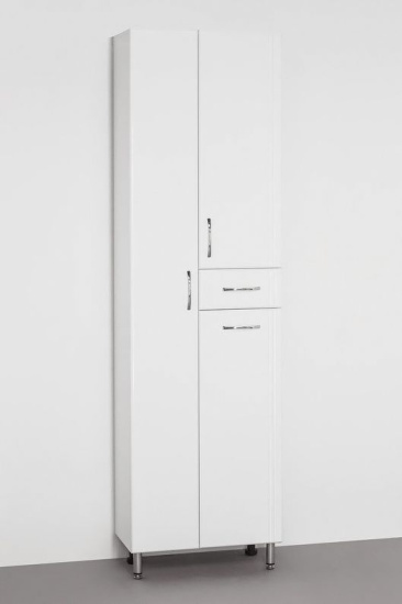 Пенал Style Line Эко Стандарт 54 с бельевой корзиной, белый