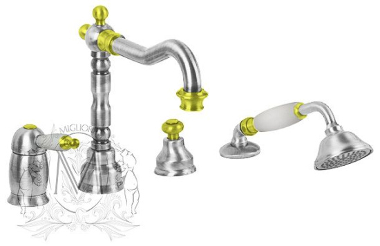 Смеситель на борт ванны Migliore Oxford ML.OXF-6355 CrDo