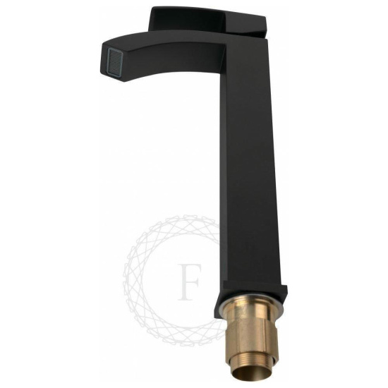Смеситель для раковины высокий Filarete Waterfall FL6010BL, черный