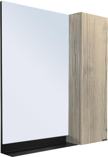 Зеркало Comforty Бонн 75 дуб дымчатый, графит