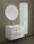 Тумба с раковиной Marka One Belle 75П White