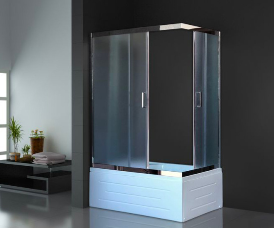 Душевой уголок Royal Bath RB8120BP-C-CH-L с поддоном