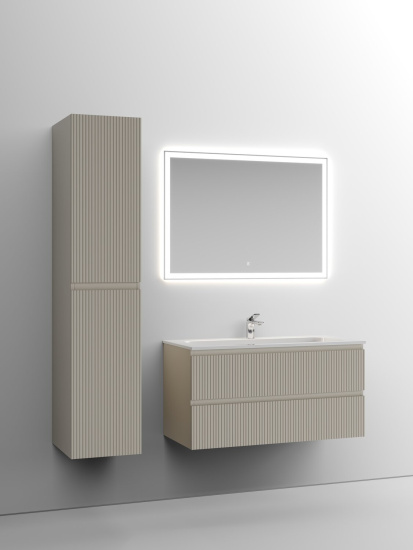 Тумба с раковиной Sancos Snob T 100 Beige Soft SNT100CE, подвесная