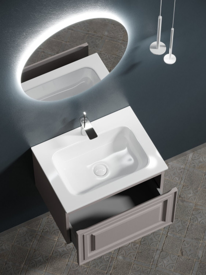 Тумба с раковиной Sancos Very 60 Doha Soft VR60SM