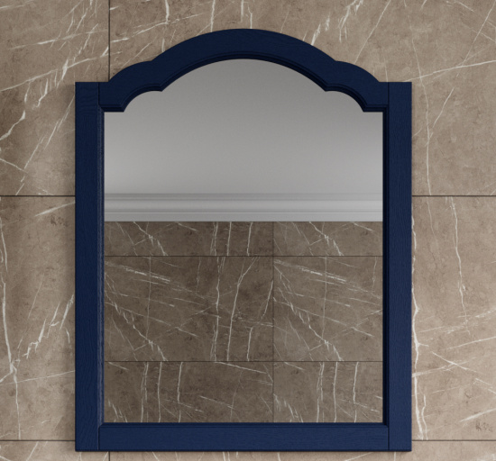 Мебель для ванной ValenHouse Эстетика 100 синяя подвесная, ручки бронза