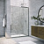 Душевая дверь в нишу Vegas Glass ZP TUR NOVO h1900 175 08 01, профиль глянцевый хром, стекло прозрачное