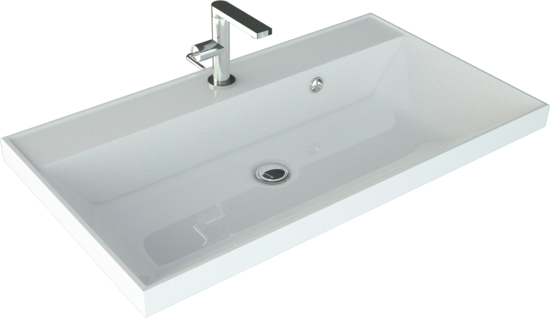 Тумба с раковиной ValenHouse Эйвори 80 подвесная, белая