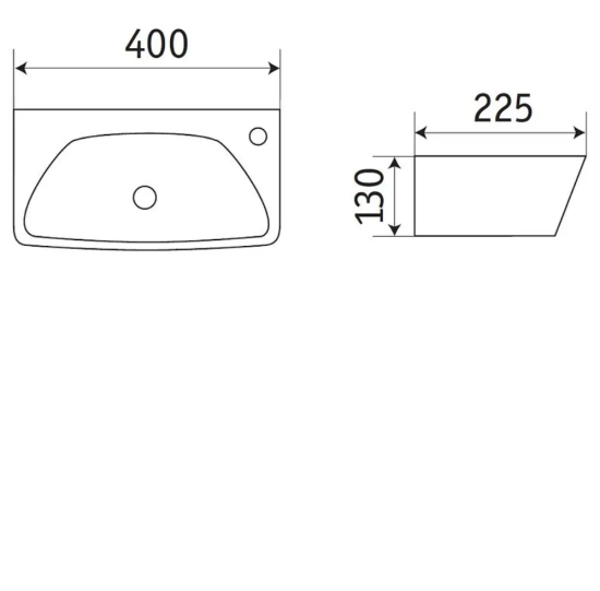 Раковина CeramaLux 78578L