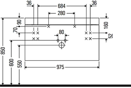 Мебель для ванной Duravit Happy D.2 Plus 100 средиземноморский дуб