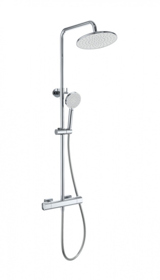 Душевая стойка Wonzon & Woghand Stay 1 WW-B3051-A-CR с термостатом