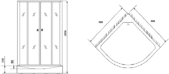 Душевая кабина Grossman GR171