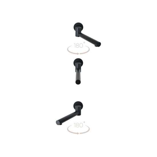 Душевая система Bronze de Luxe Scandi 14582-501B, черный