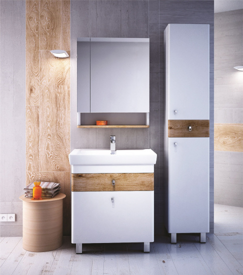 Тумба под раковину Iddis Carlow 70 напольная, белая, дерево