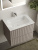 Тумба с раковиной Sancos Snob R 60 см, Doha Soft Тумба с раковиной Sancos Snob R 60 см, Doha Soft