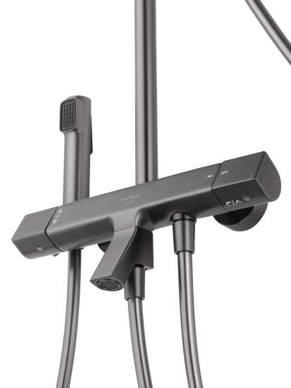 Душевая стойка Wonzon & Woghand The One WW-B3094-BGG с термостатом