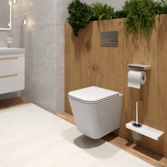 Инсталляция Geberit Duofix Delta 458.149.21.1 с кнопкой + унитаз подвесной Vincea Q-Line VT1-12T